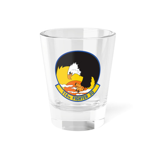 114 Fighter Squadron (U.S. Air Force) Shot Glass 1.5oz