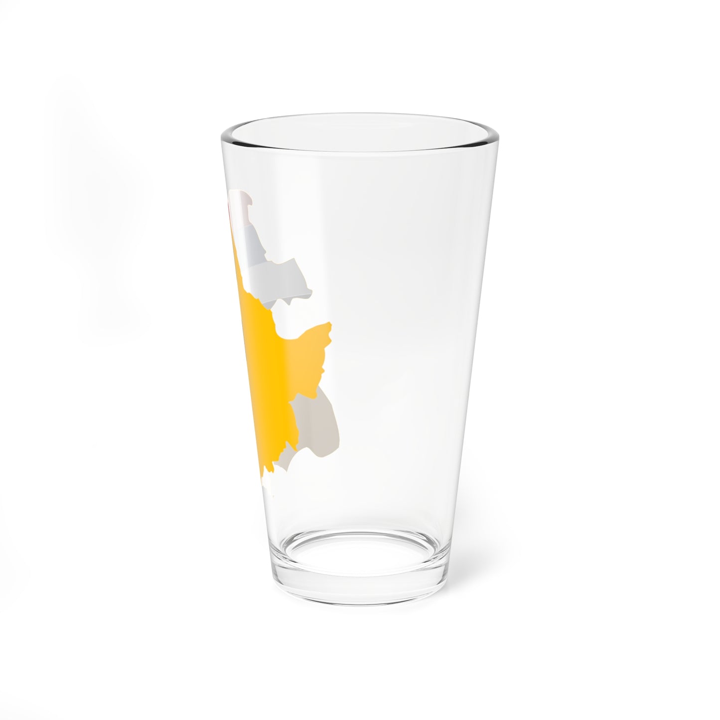 Flag map of Manchukuo 1932-1945 (China) Pint Glass 16oz