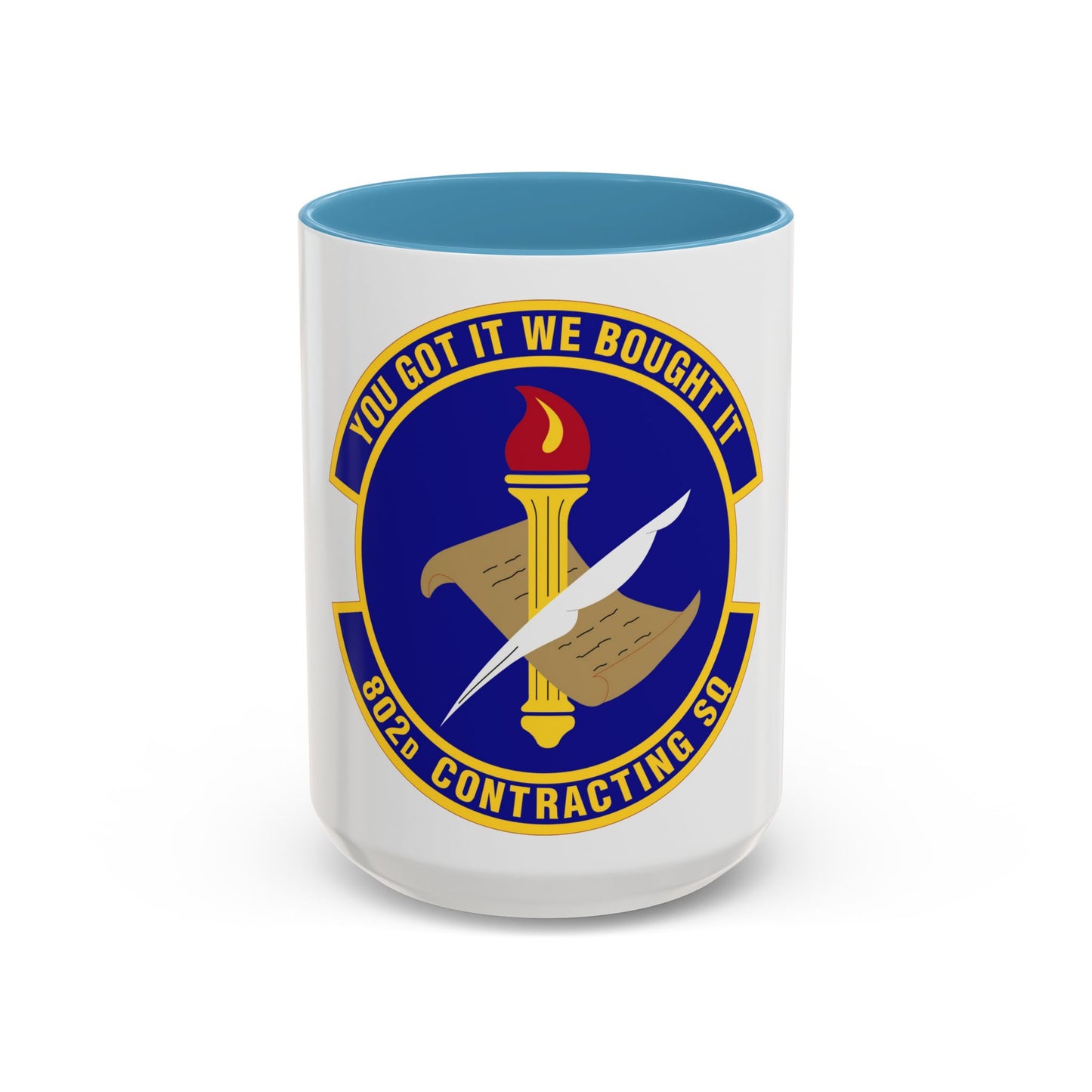 802d Contracting Squadron (U.S. Air Force) Accent Coffee Mug