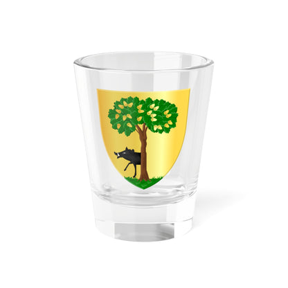 Habay wapen (Belgium) (Coat of Arms) Shot Glass 1.5oz