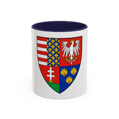 Coat of arms of Louis I of Hungary (1370) - Accent Coffee Mug