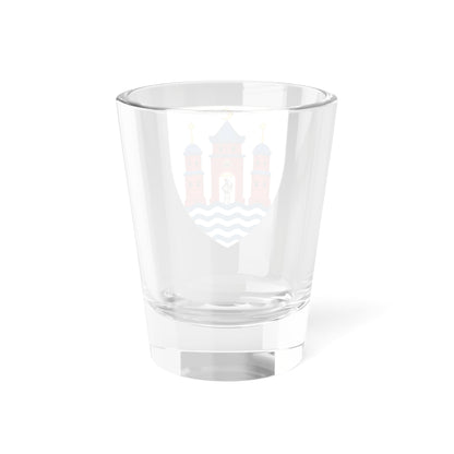 Lesser coat of arms of Copenhagen (Denmark) (Coat of Arms) Shot Glass 1.5oz