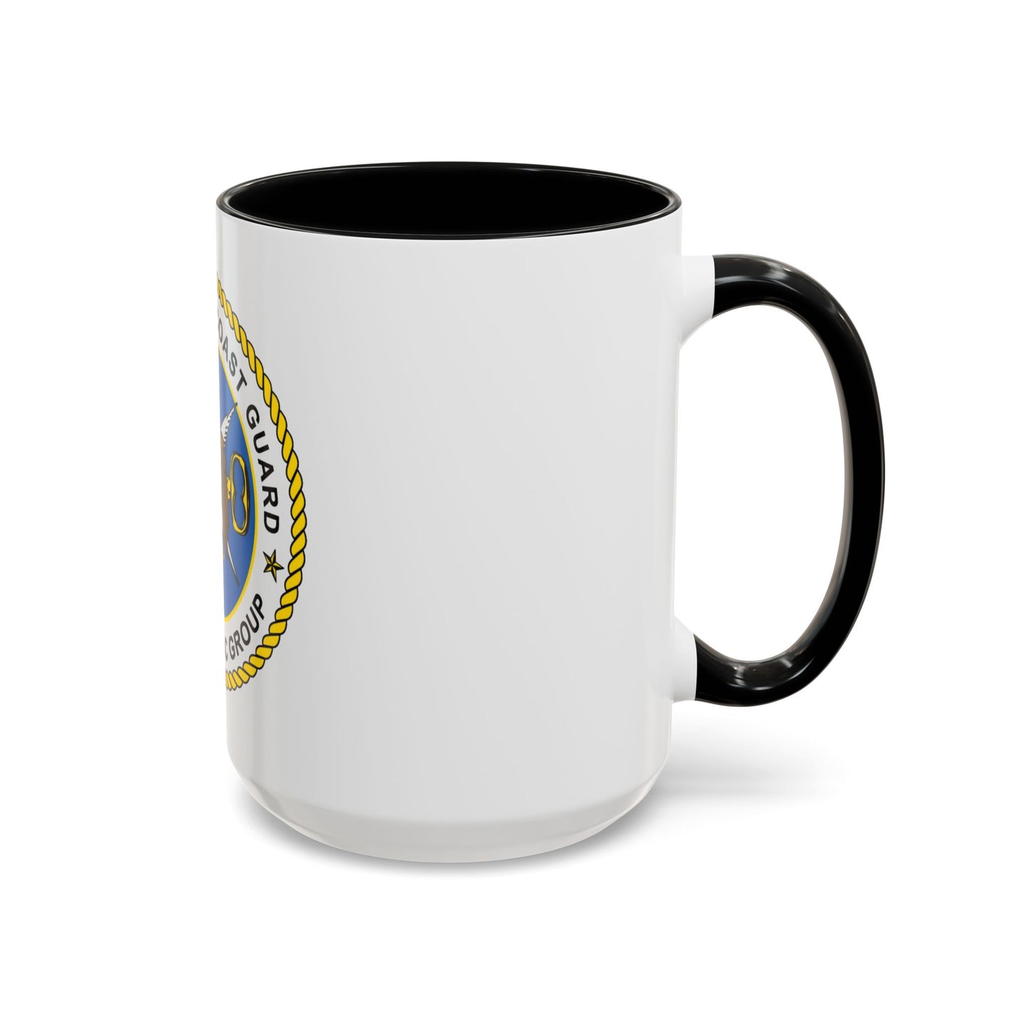 USCG Cryptologic Group (U.S. Coast Guard) Accent Coffee Mug