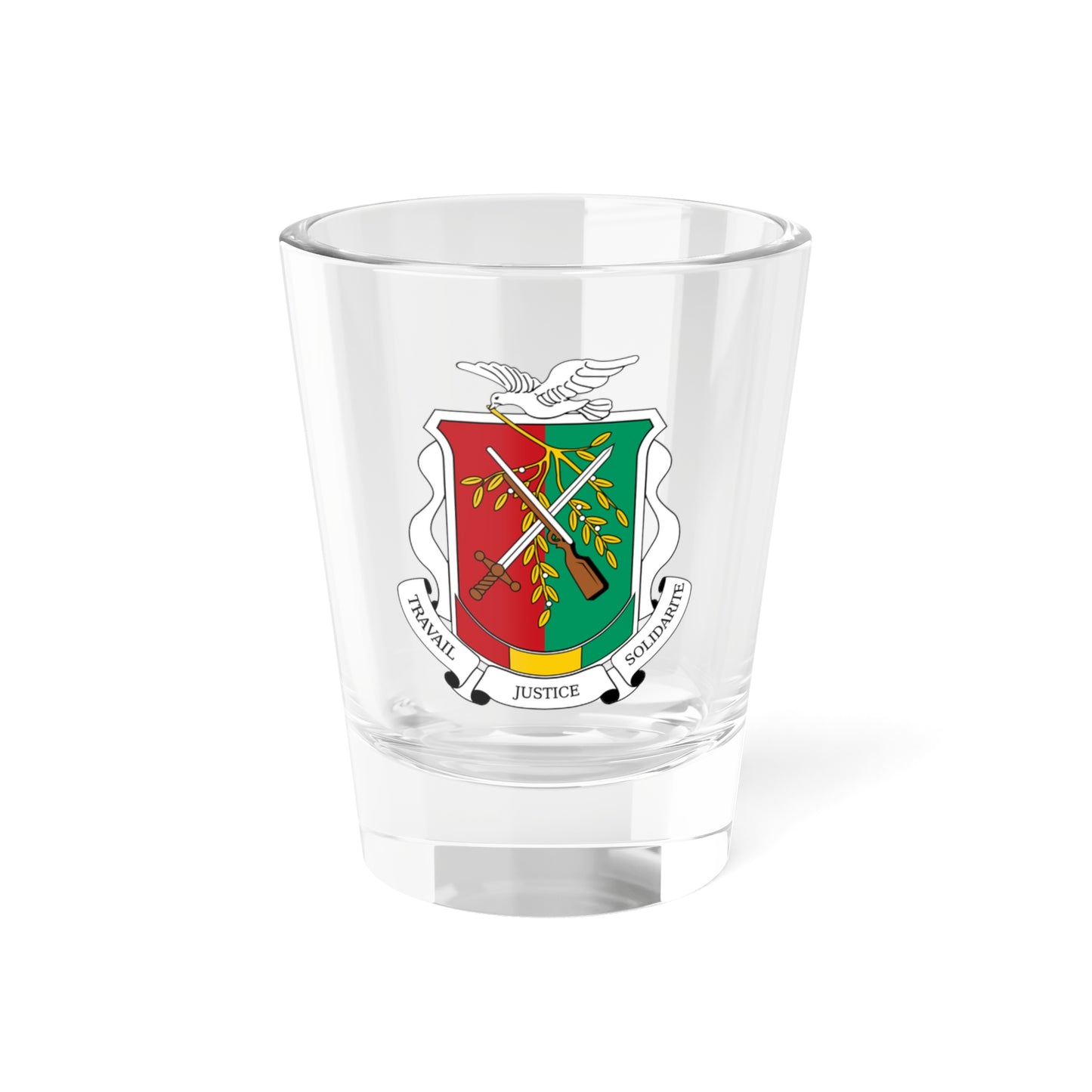 Coat of arms of Guinea 1984-1992 - Shot Glass 1.5oz