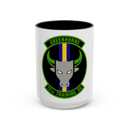 12 Training Sq AETC (U.S. Air Force) Accent Coffee Mug