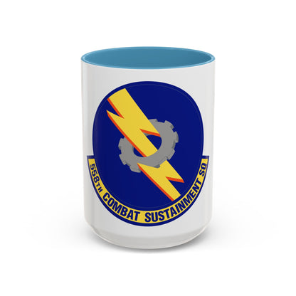 558th Combat Sustainment Squadron (U.S. Air Force) Accent Coffee Mug