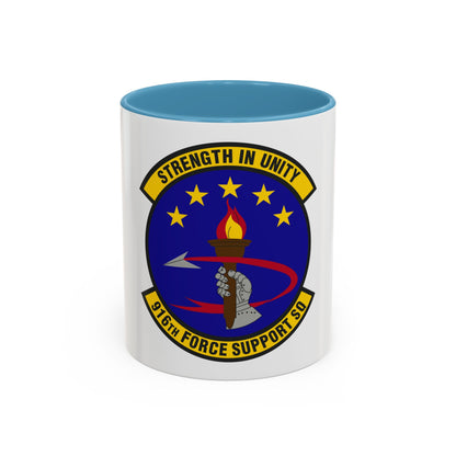 916th Force Support Squadron (U.S. Air Force) Accent Coffee Mug