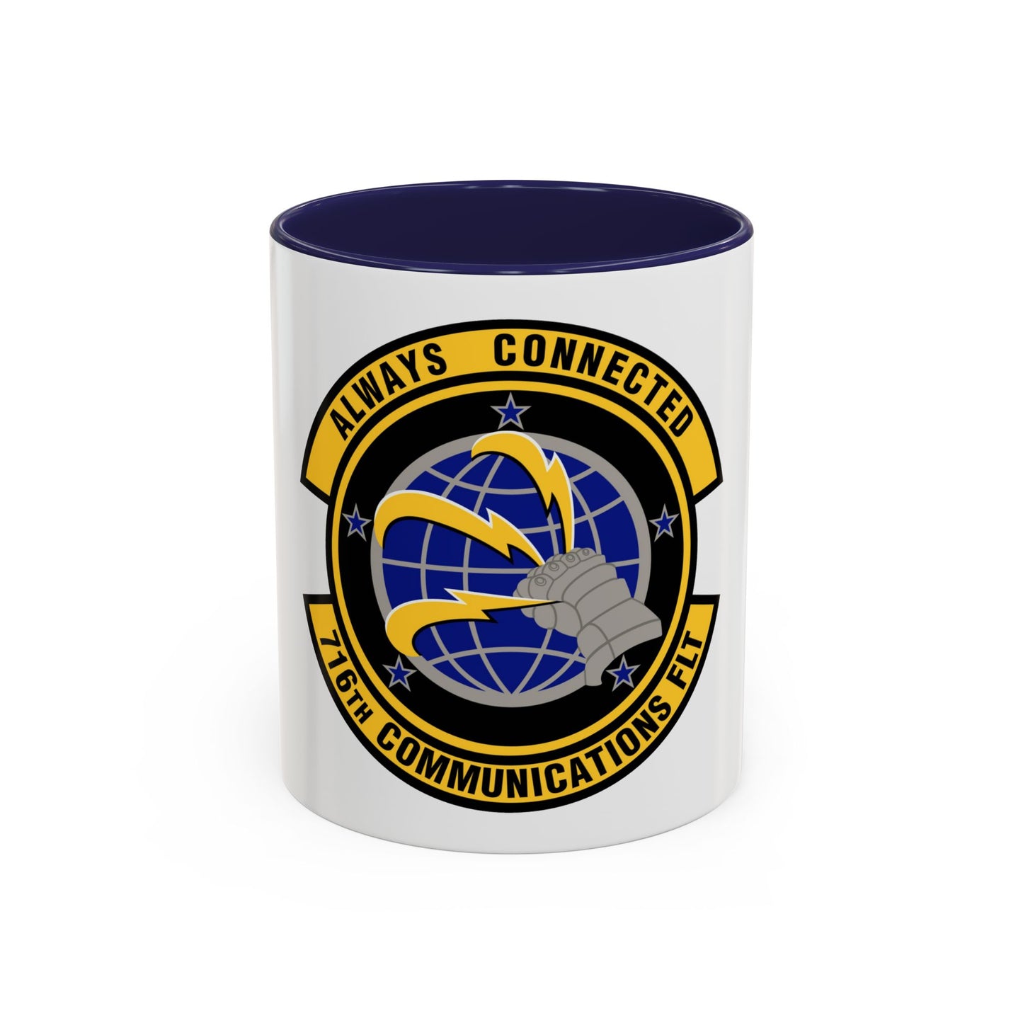 716th Communications Flight (U.S. Air Force) Accent Coffee Mug