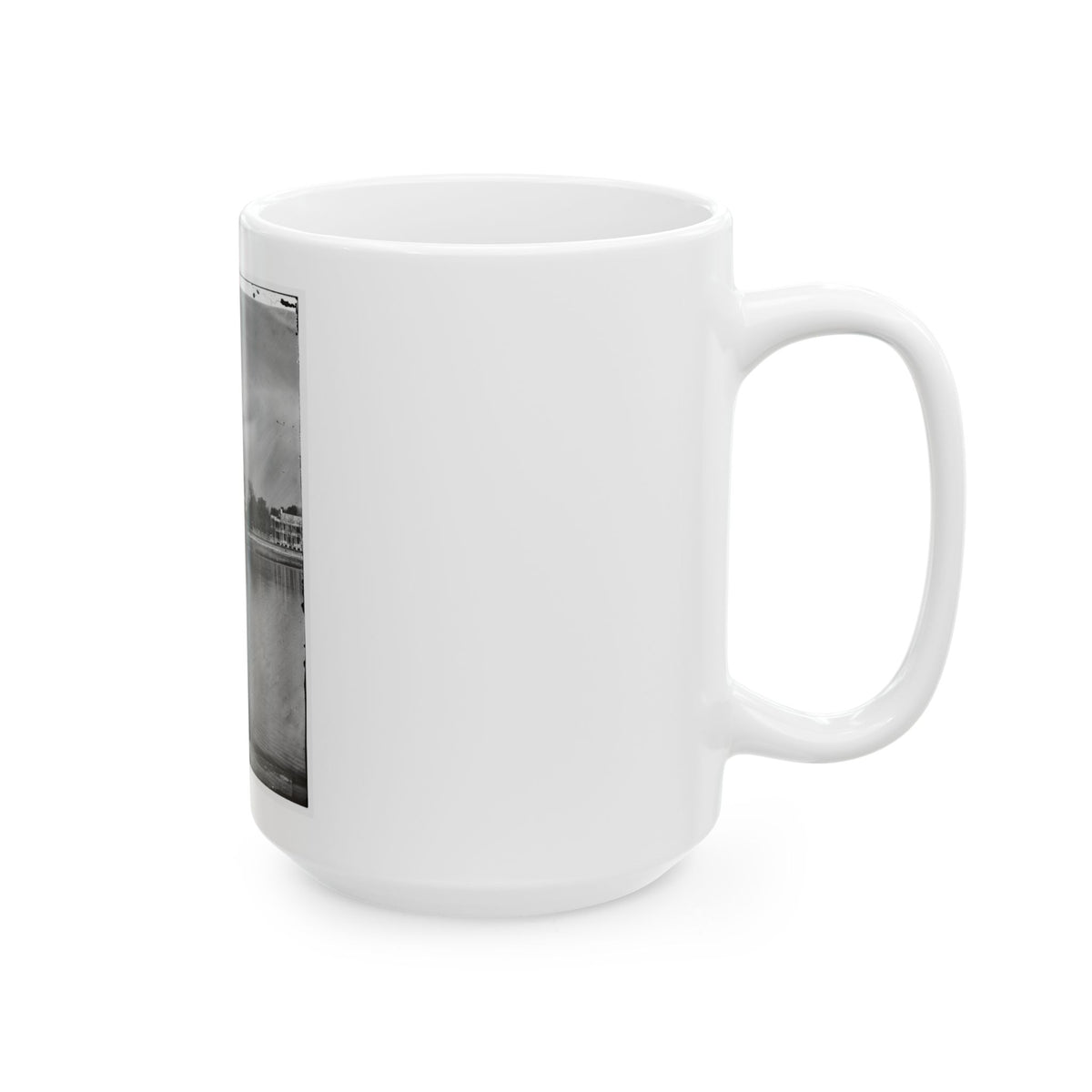 Beaufort, South Carolina. View Of Beaufort From The Waterfront. Fuller's House (U.S. Civil War) White Coffee Mug