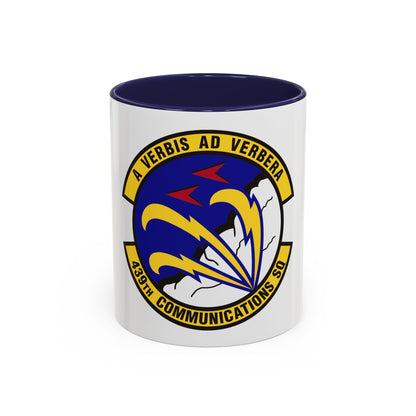 439th Communications Squadron (U.S. Air Force) Accent Coffee Mug