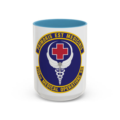 305th Medical Operations Squadron (U.S. Air Force) Accent Coffee Mug