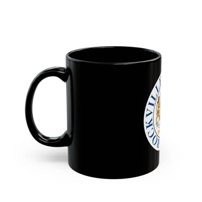 Seal of Rockville Maryland - Black Coffee Mug