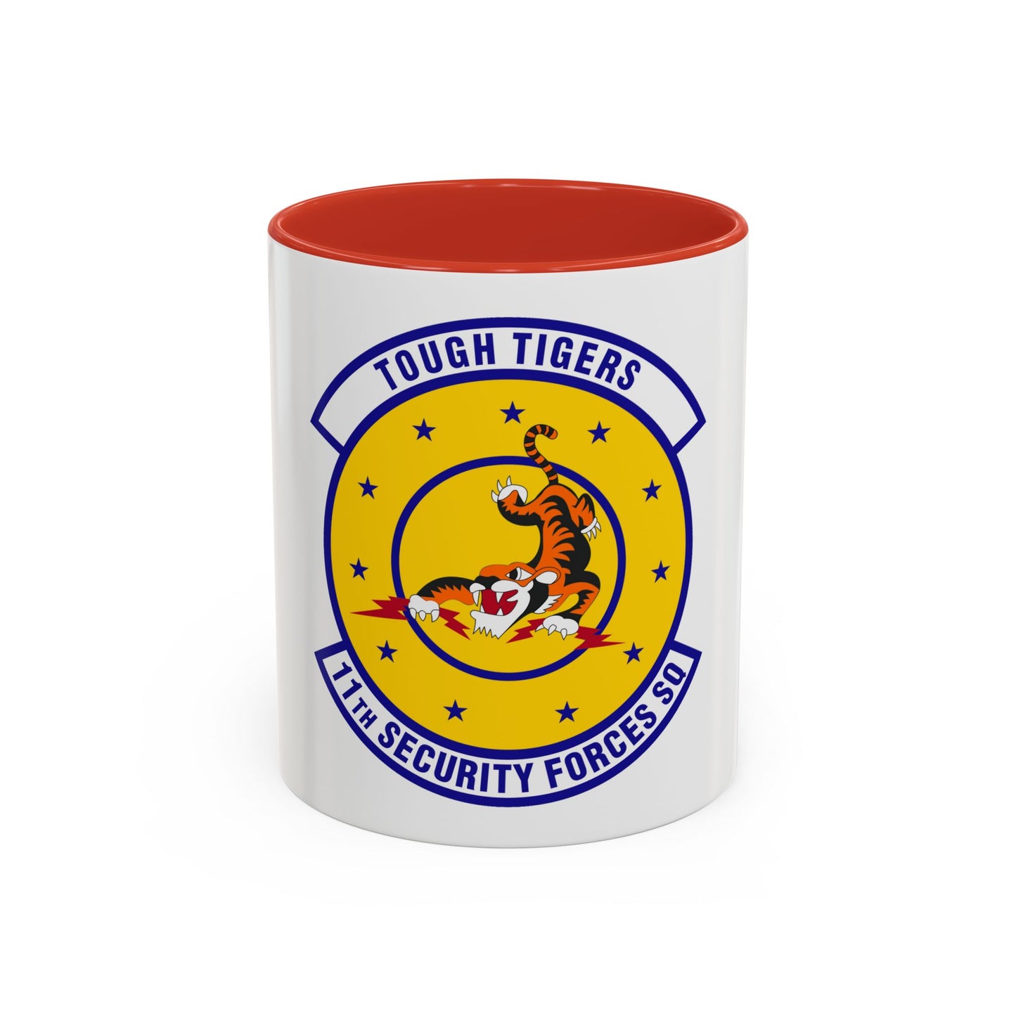 11 Security Forces Squadron USAF (U.S. Air Force) Accent Coffee Mug