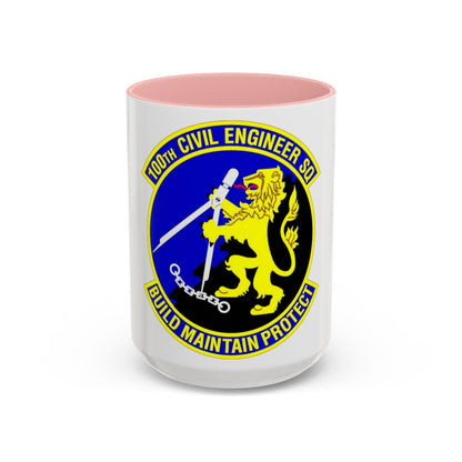 100 Civil Engineer Squadron USAFE (U.S. Air Force) Accent Coffee Mug