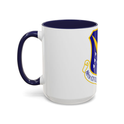 88 Civil Engineer Group AFMC (U.S. Air Force) Accent Coffee Mug