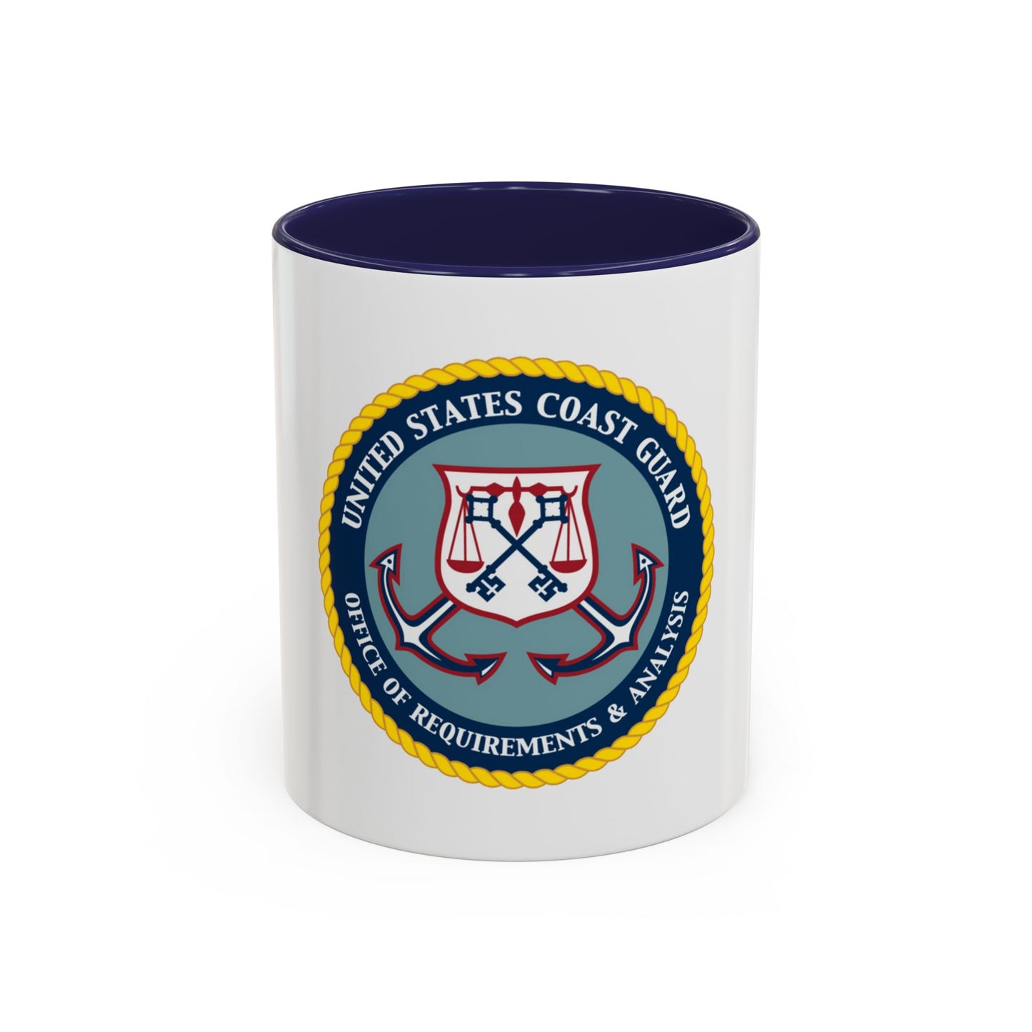 USCG Office of Requirements & Analysis (U.S. Coast Guard) Accent Coffee Mug
