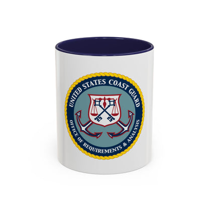 USCG Office of Requirements & Analysis (U.S. Coast Guard) Accent Coffee Mug