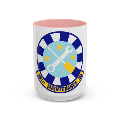 931st Maintenance Squadron (U.S. Air Force) Accent Coffee Mug