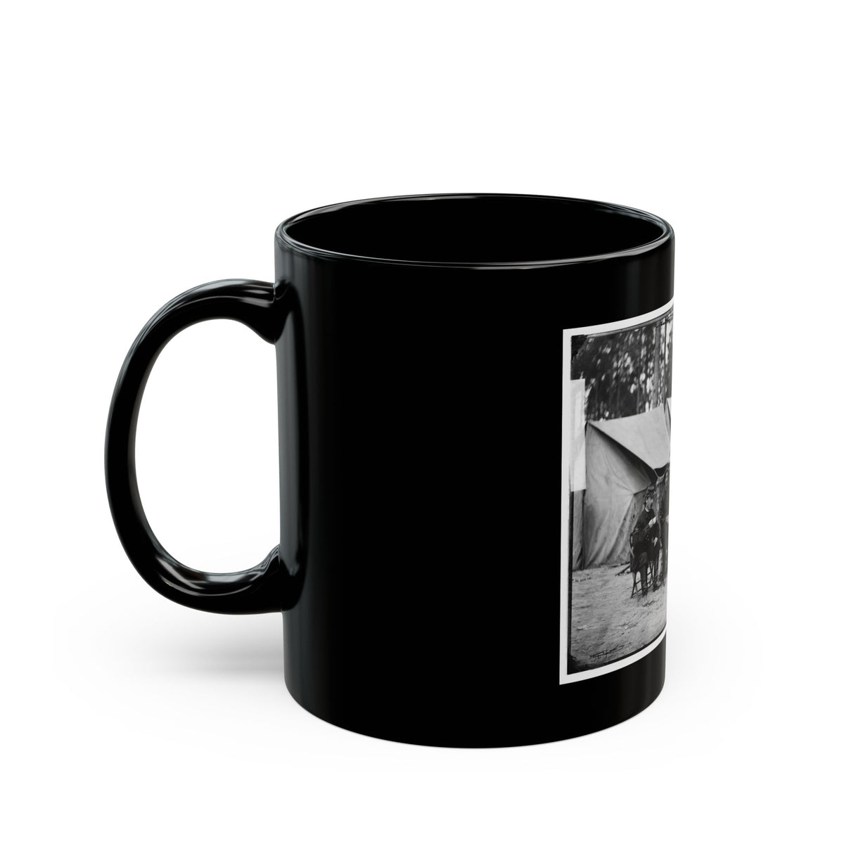 Petersburg, Va. Hospital Stewards Of 2d Division, 9th Corps, In Front Of Tents (U.S. Civil War) Black Coffee Mug
