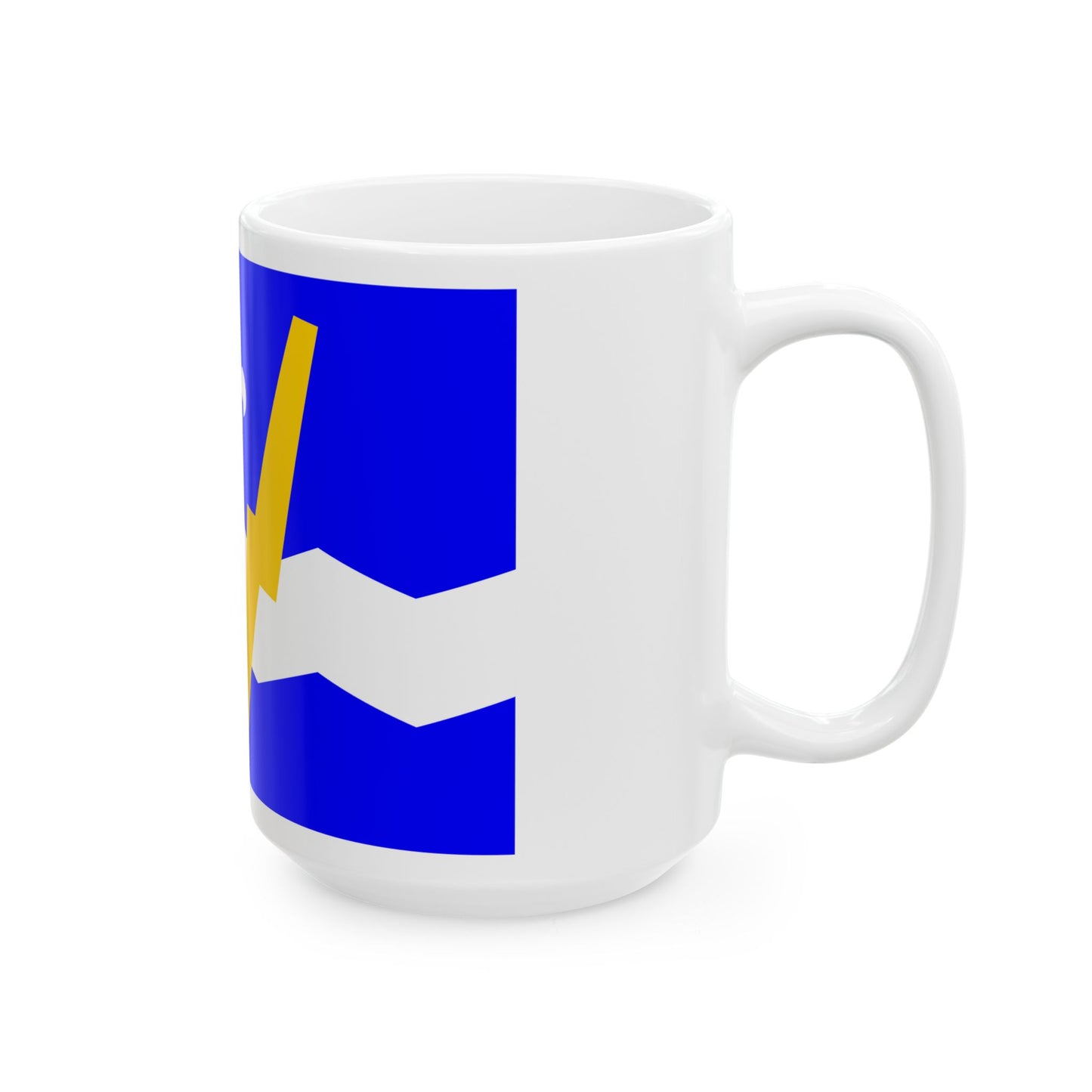 Flag of Shawinigan 1951 to 2009 Canada - White Coffee Mug-Go Mug Yourself