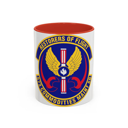 572d Commodities Maintenance Squadron (U.S. Air Force) Accent Coffee Mug