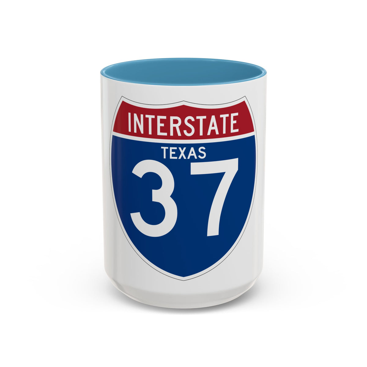 Interstate 37 (U.S. Highways) Accent Coffee Mug