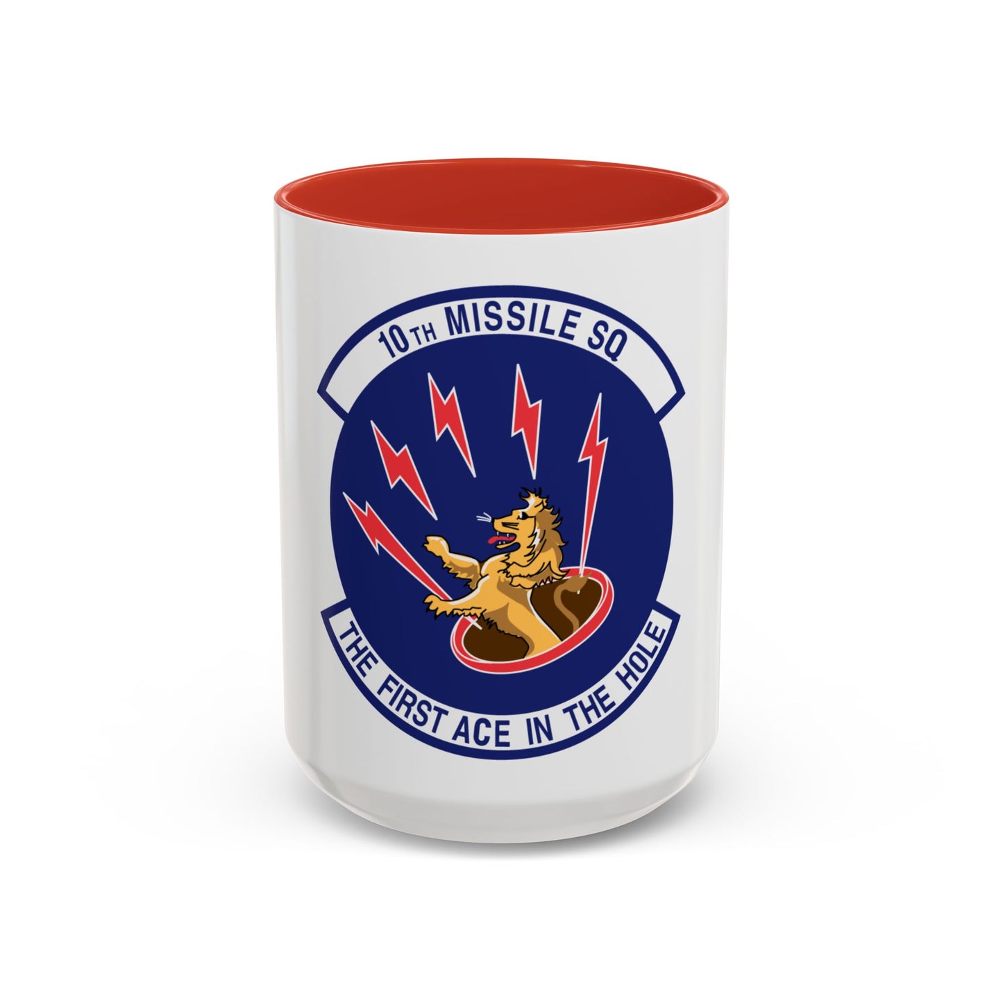 10th Missile SQ The First In The Hole (U.S. Air Force) Accent Coffee Mug