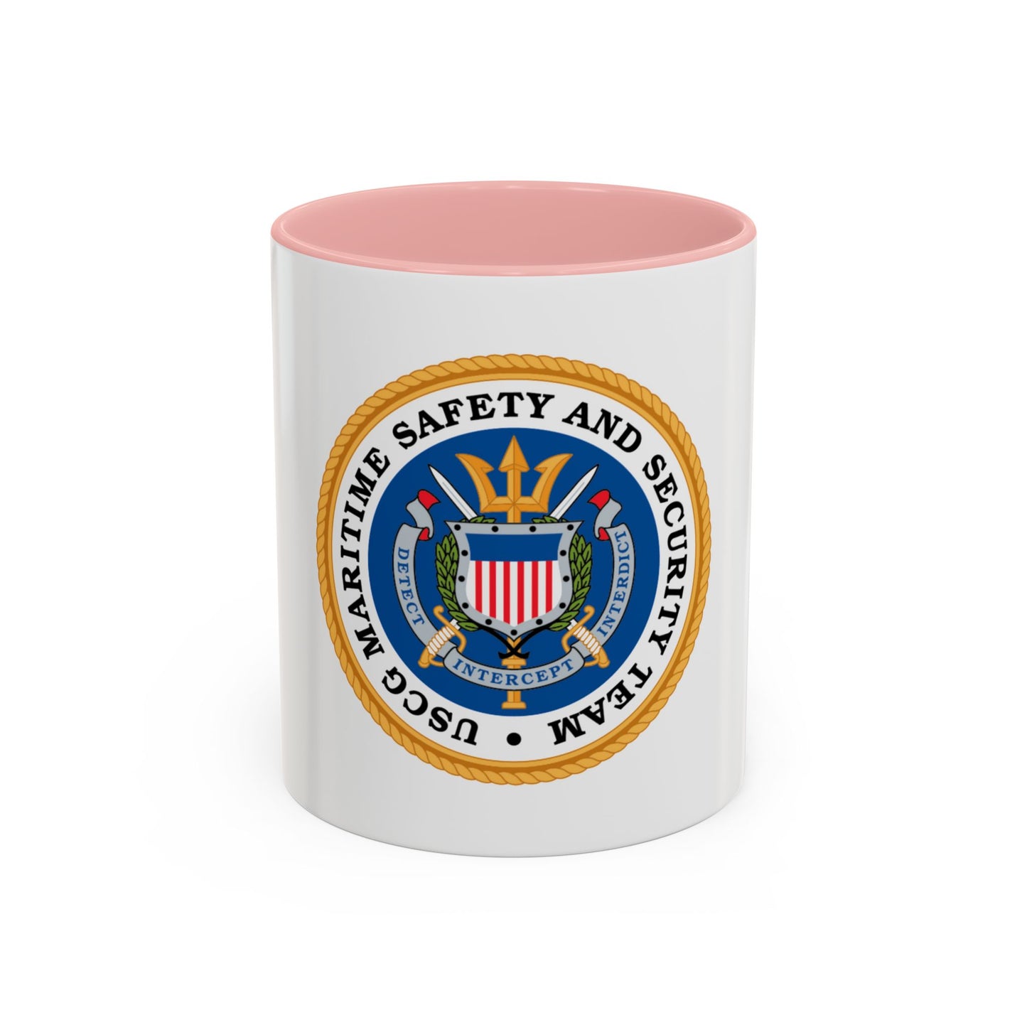 CG Maritime Safety & Security Team (U.S. Coast Guard) Accent Coffee Mug
