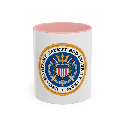 CG Maritime Safety & Security Team (U.S. Coast Guard) Accent Coffee Mug