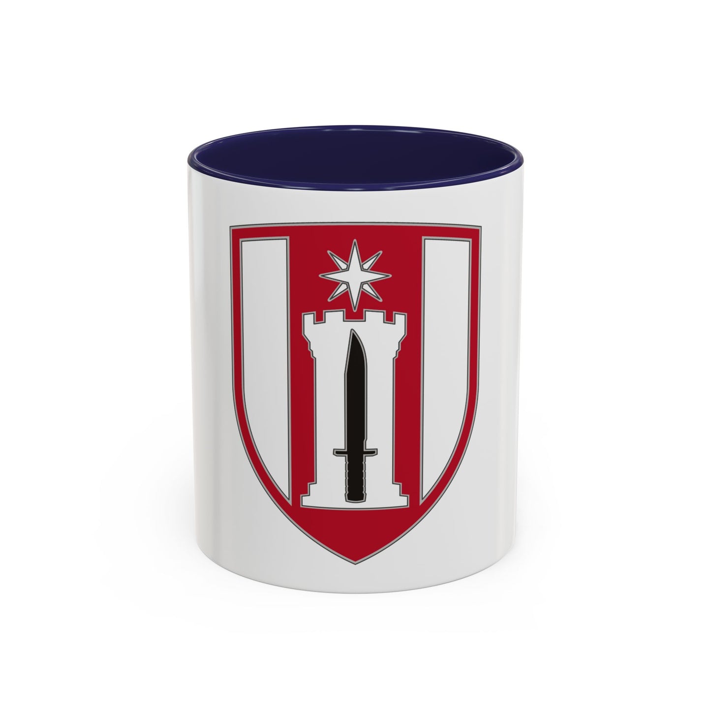 372 Engineer Brigade (U.S. Army) Accent Coffee Mug