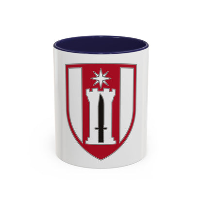 372 Engineer Brigade (U.S. Army) Accent Coffee Mug