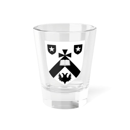 Escutcheon of Murray MacLehose Baron MacLehose of Beoch (United Kingdom) (Coat of Arms) Shot Glass 1.5oz