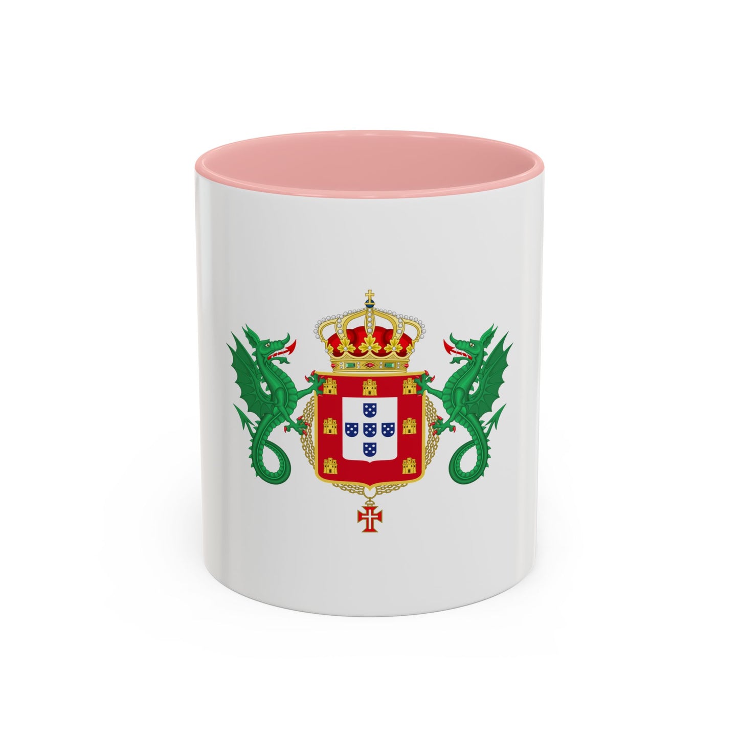 Coat of Arms of the Kingdom of Portugal 1640-1910 - Accent Coffee Mug