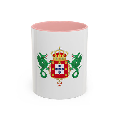 Coat of Arms of the Kingdom of Portugal 1640-1910 - Accent Coffee Mug