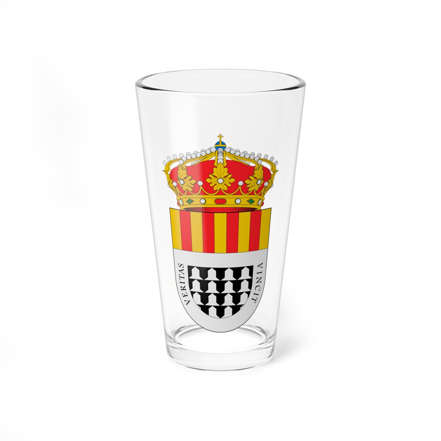 Escudo de Aigües (Spain) (Coat of Arms) Pint Glass 16oz