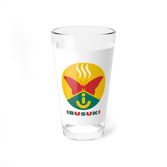 Flag of Ibusuki Kagoshima (Japan) Pint Glass 16oz