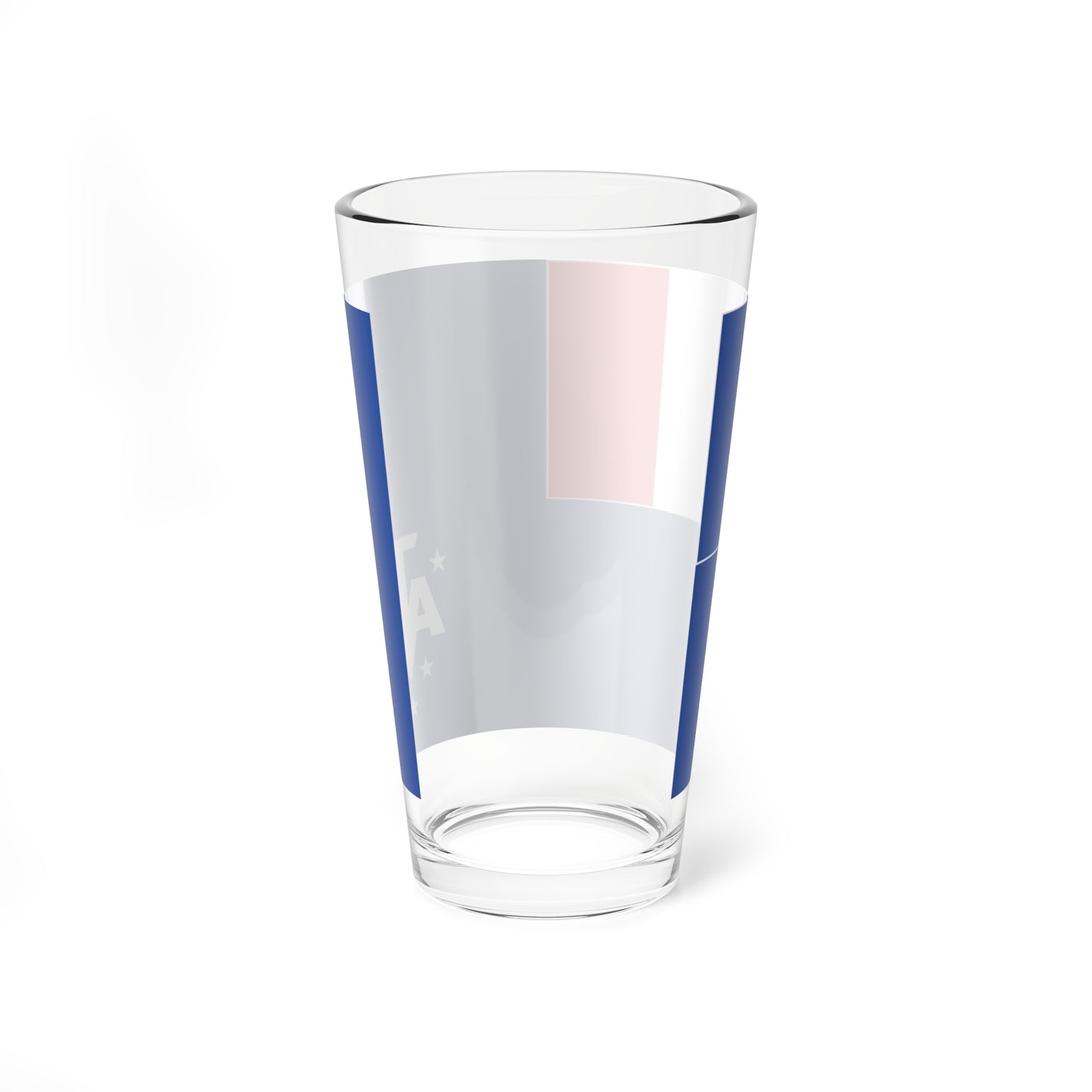 Flag of the French Southern and Antarctic Lands (France) Pint Glass 16oz