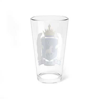 Coat of Arms of Yamal Nenetsia (Russia) (Coat of Arms) Pint Glass 16oz