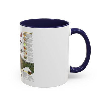India (1997) (Map) Accent Coffee Mug