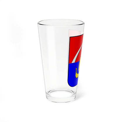 Coat of arms of Vsevolojsky district Leningrad oblast Russia (Russia) (Coat of Arms) Pint Glass 16oz