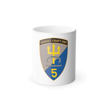 ACU 5 Assault Craft Unit Five (U.S. Navy) Color Changing Mug 11oz