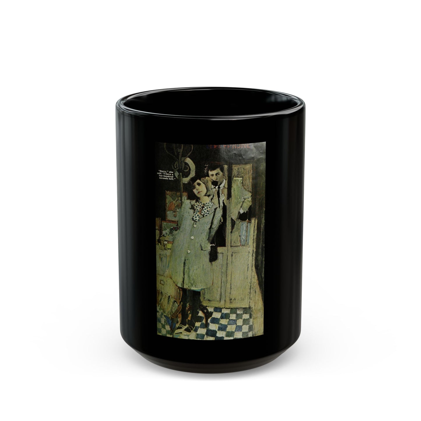 Bird in the Hand, Ladies' Home Journal, March 1967 - Black Coffee Mug-15oz-Go Mug Yourself