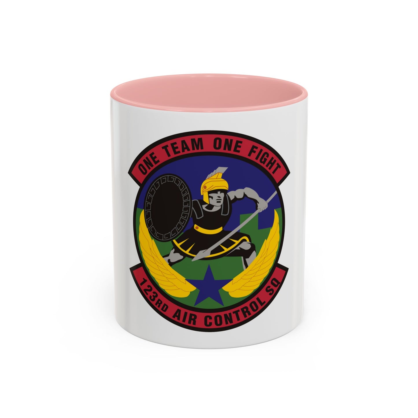 123d Air Control Squadron (U.S. Air Force) Accent Coffee Mug