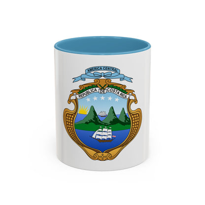 Coat of arms of Costa Rica (1906-1964) - Accent Coffee Mug