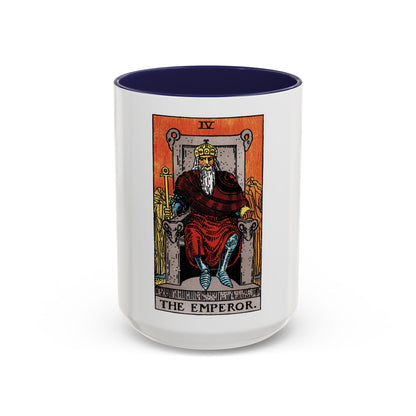 The Emperor (Tarot Card) Accent Coffee Mug