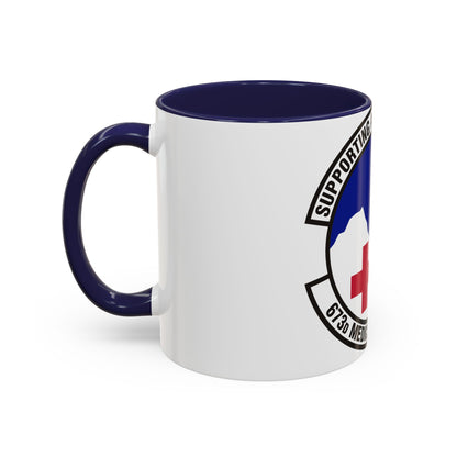 673d Medical Support Squadron (U.S. Air Force) Accent Coffee Mug