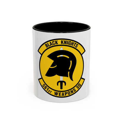 561 Weapons Squadron ACC (U.S. Air Force) Accent Coffee Mug