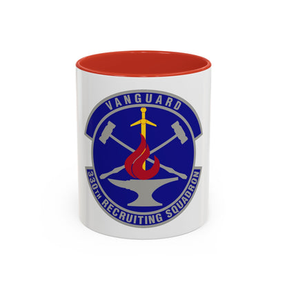330 Recruiting Squadron AETC (U.S. Air Force) Accent Coffee Mug
