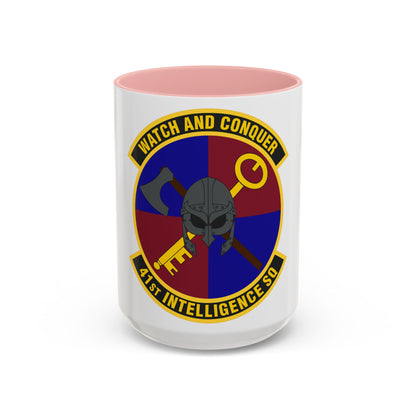 41 Intelligence Squadron ACC (U.S. Air Force) Accent Coffee Mug