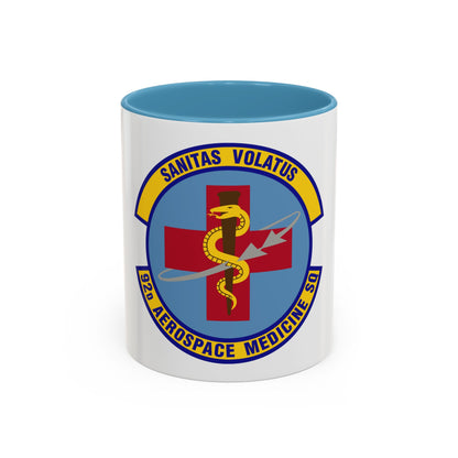 92d Aerospace Medicine Squadron (U.S. Air Force) Accent Coffee Mug